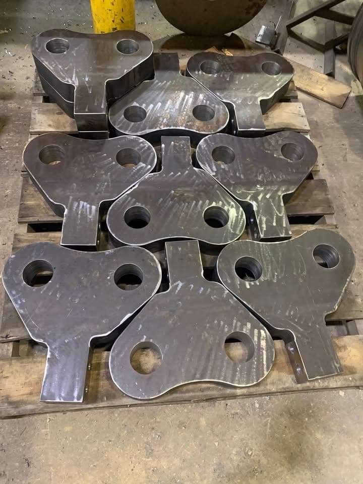 Hammer blanks on a pallet
